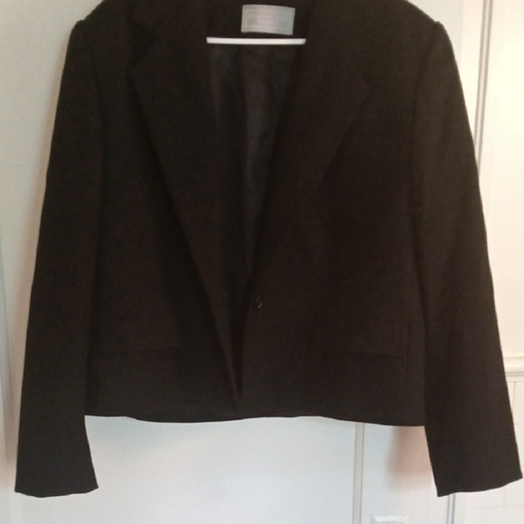 Evan Picone Black Blazer Professional Suit Jacket - Picture 9 of 13